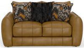 Corvara Caramel Sofa & Loveseat 240603.